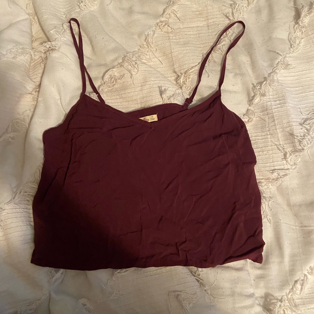 Maroon Hollister camisole